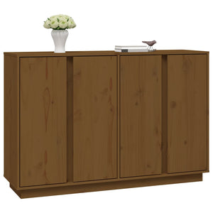 Sideboard Honigbraun 120 cm Kiefer Massivholz