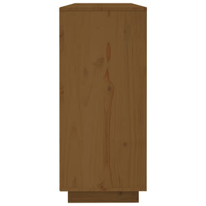 Sideboard Honigbraun 120 cm Kiefer Massivholz