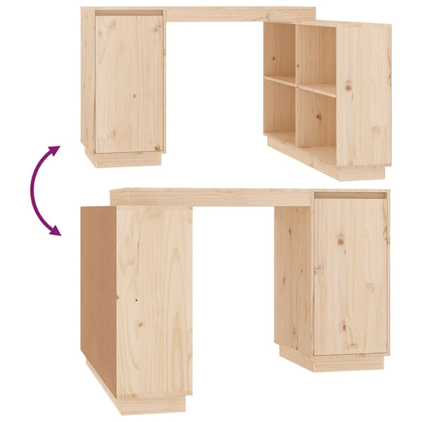 Massivholz Schreibtisch Kiefer 110x50 cm