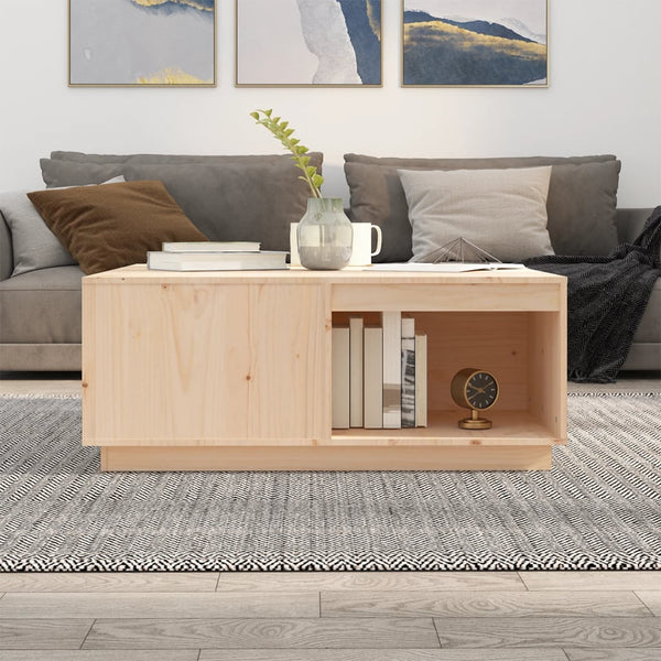 Couchtisch Kiefer Massivholz 100x101 cm