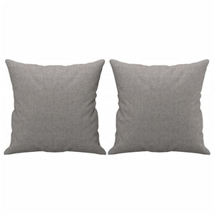 vidaXL 2-Seater Sofa with Cushions Light Grey 120 cm Fabric