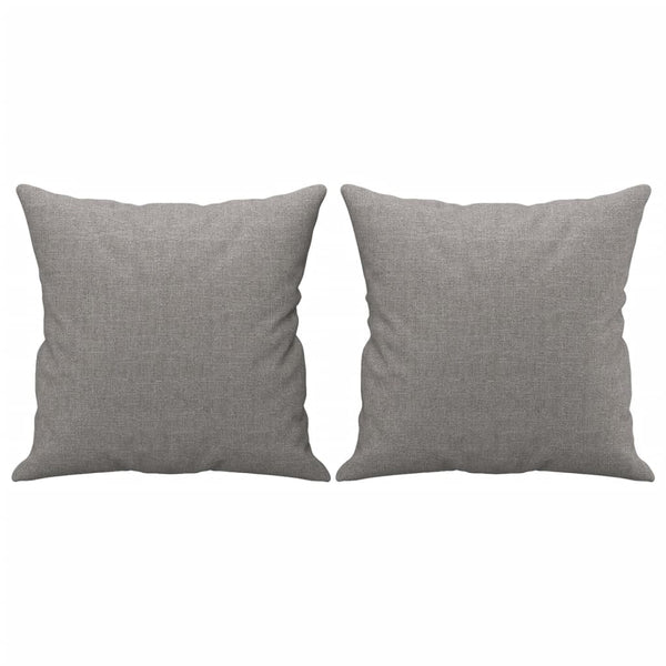 vidaXL 2-Seater Sofa with Cushions Light Grey 120 cm Fabric