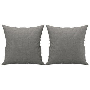 vidaXL 2-Seater Sofa with Cushions Dark Grey 140 cm Fabric