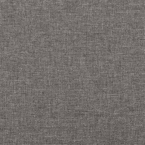 vidaXL 2-Seater Sofa with Cushions Dark Grey 140 cm Fabric