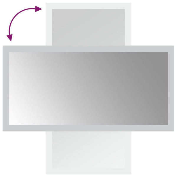 vidaXL LED Bathroom Mirror 20x40 cm