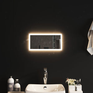 vidaXL LED Bathroom Mirror 20x40 cm