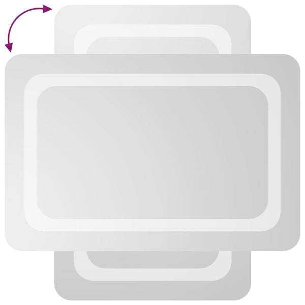 vidaXL LED Bathroom Mirror 40x60 cm