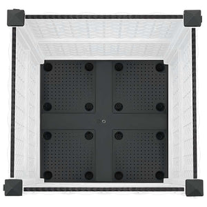 vidaXL Raised Garden Bed 40x40x38 cm Polypropylene
