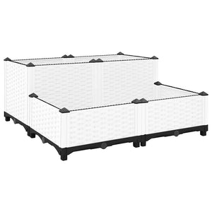 vidaXL Raised Garden Bed 80x80x38 cm Polypropylene