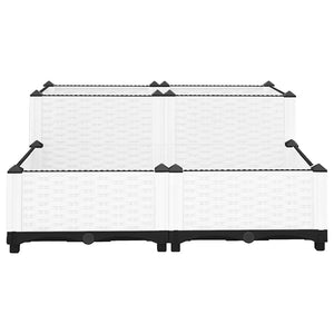 vidaXL Raised Garden Bed 80x80x38 cm Polypropylene