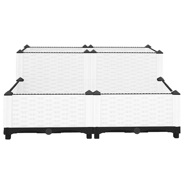 vidaXL Raised Garden Bed 80x80x38 cm Polypropylene