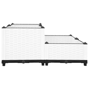 vidaXL Raised Garden Bed 80x80x38 cm Polypropylene
