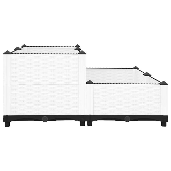 vidaXL Raised Garden Bed 80x80x38 cm Polypropylene
