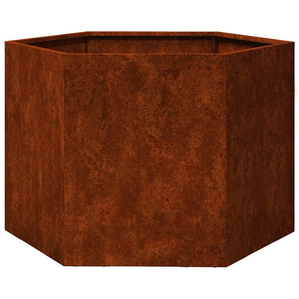 vidaXL Rusty Planter 60x60x45 cm Corten Steel