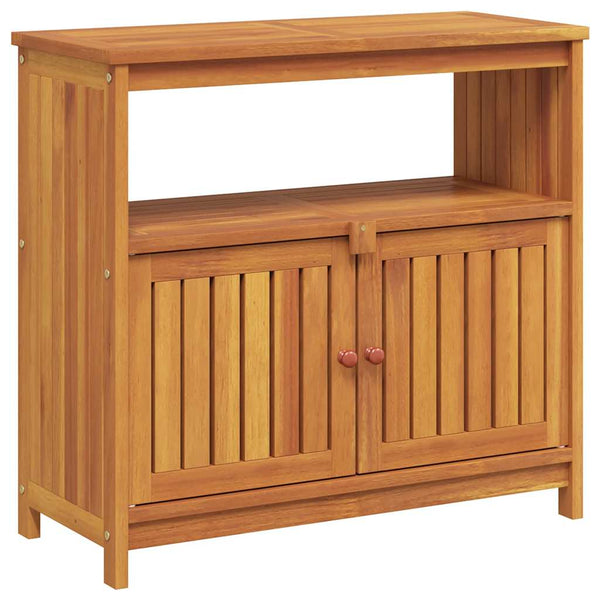 vidaXL Garden Console Table 80x35x75 cm Solid Acacia Wood