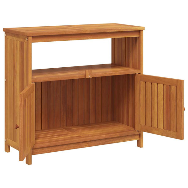 vidaXL Garden Console Table 80x35x75 cm Solid Acacia Wood