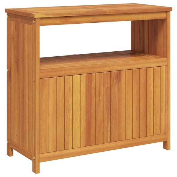 vidaXL Garden Console Table 80x35x75 cm Solid Acacia Wood