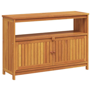 vidaXL Garden Console Table 110x35x75 cm Solid Acacia Wood