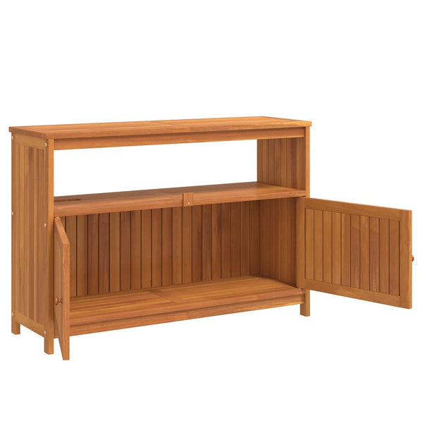 vidaXL Garden Console Table 110x35x75 cm Solid Acacia Wood