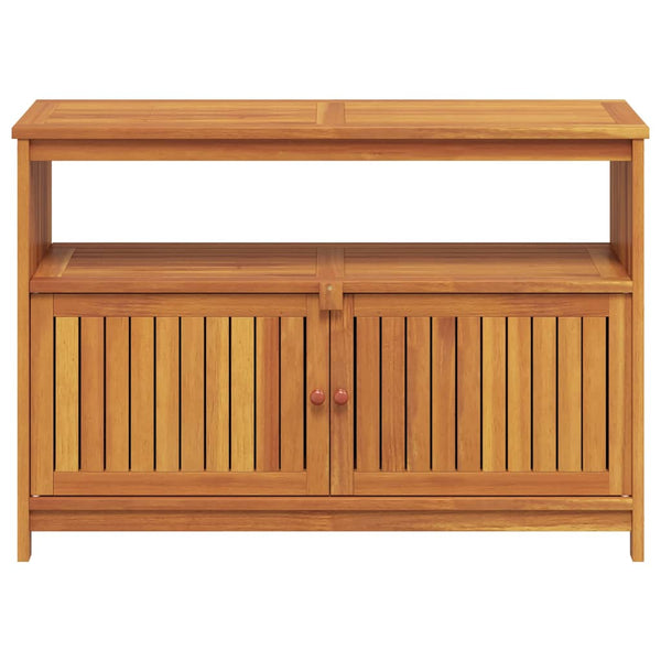 vidaXL Garden Console Table 110x35x75 cm Solid Acacia Wood