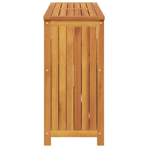 vidaXL Garden Console Table 110x35x75 cm Solid Acacia Wood