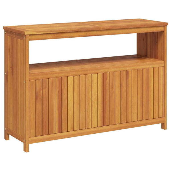 vidaXL Garden Console Table 110x35x75 cm Solid Acacia Wood