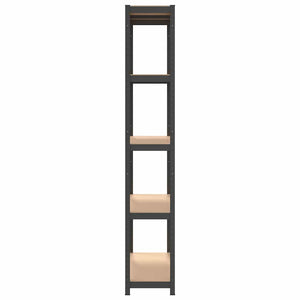 vidaXL 5-Tier Shelving Units 4 pcs Anthracite Steel & Engineered Wood