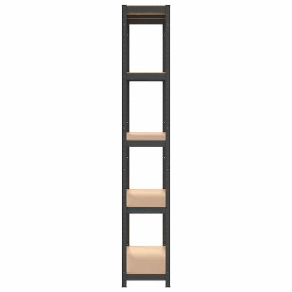 vidaXL 5-Tier Shelving Units 4 pcs Anthracite Steel & Engineered Wood