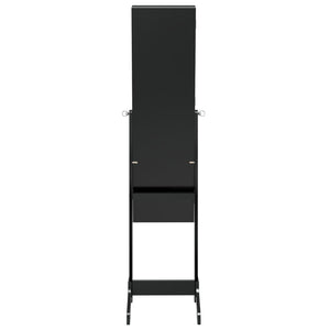 Schwarzer Standspiegel 34x37x146 cm