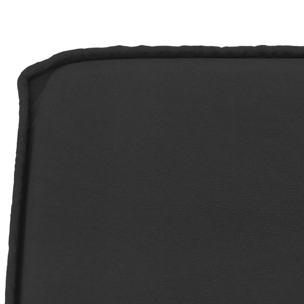 vidaXL Bench Black 100x75x76 cm Artificial Leather