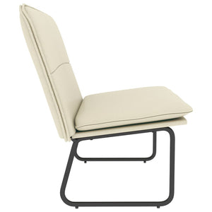 vidaXL Bench Cream 100x75x76 cm Faux Leather