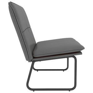 vidaXL Bench Grey 100x75x76 cm Faux Leather