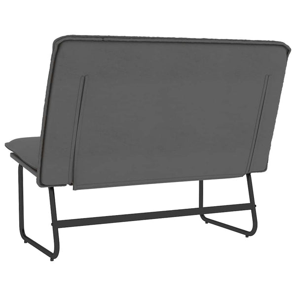 vidaXL Bench Grey 100x75x76 cm Faux Leather