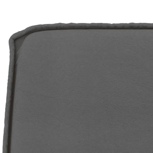 vidaXL Bench Grey 100x75x76 cm Faux Leather