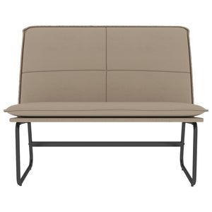 vidaXL Bench Cappuccino Brown 100x75x76 cm Faux Leather