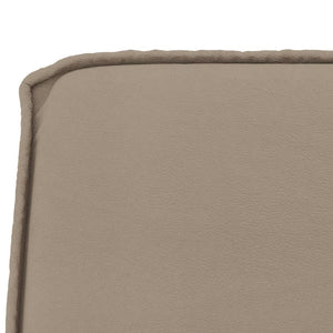 vidaXL Bench Cappuccino Brown 100x75x76 cm Faux Leather