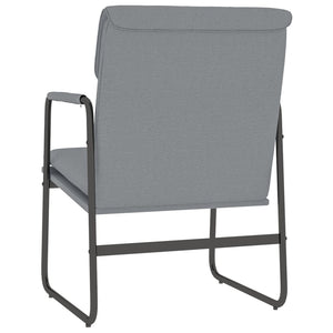 vidaXL Lounge Chair Light Grey 55x64x80 cm Fabric