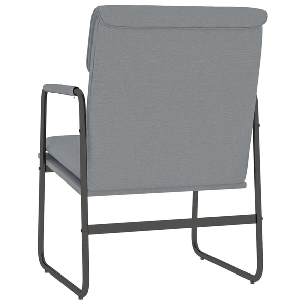 vidaXL Lounge Chair Light Grey 55x64x80 cm Fabric