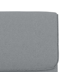 vidaXL Lounge Chair Light Grey 55x64x80 cm Fabric