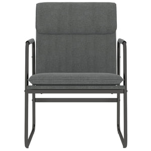 vidaXL Lounge Chair Dark Grey 55x64x80 cm Fabric
