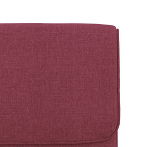 vidaXL Lounge Chair Wine Red 55x64x80 cm Fabric