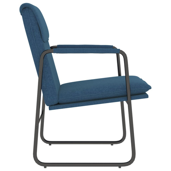 vidaXL Lounge Chair Blue 55x64x80 cm Fabric