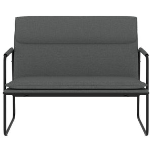 vidaXL Bench Dark Grey 100x64x80 cm Fabric