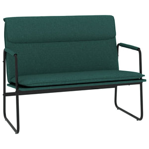vidaXL Bench Dark Green 100x64x80 cm Fabric