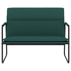 vidaXL Bench Dark Green 100x64x80 cm Fabric