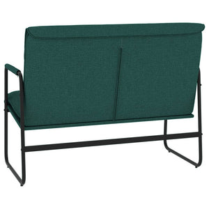 vidaXL Bench Dark Green 100x64x80 cm Fabric