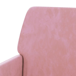 Rosa Samt Sessel 62x79 cm