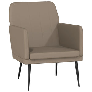Sessel Cappuccino-Braun Kunstleder 61x78x80 cm