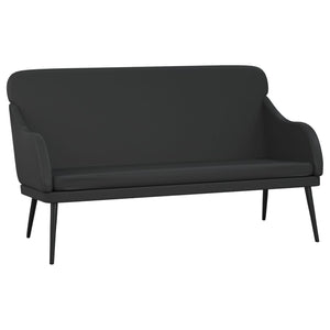 vidaXL Bench Black 110x76x80 cm Faux Leather