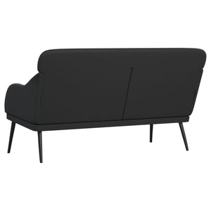 vidaXL Bench Black 110x76x80 cm Faux Leather